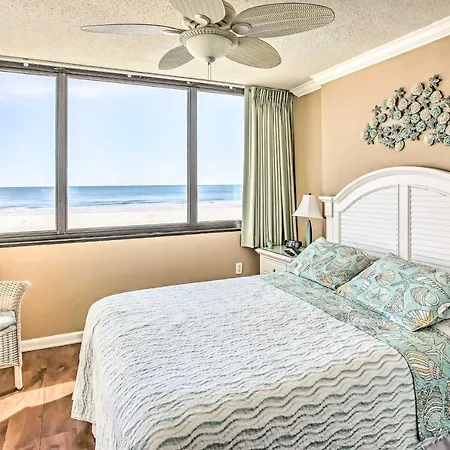 Oceanfront Myrtle Beach Condo Near Golfing